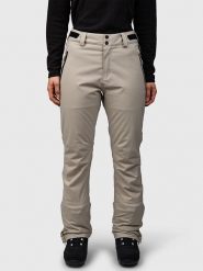 Brunotti Spodnie narciarskie "Bellacarve" w kolorze beżowym rozmiar: L. Brązowe spodnie dresowe Brunotti, bez wzorów. Za 252.71 zł.