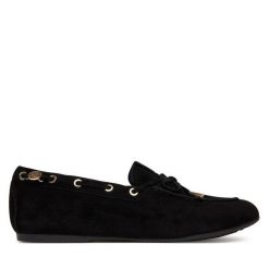 Mokasyny Guess. Czarne mokasyny Guess, z aplikacjami. Za 589.99 zł.