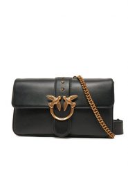 PINKO Torebka Love One Classic Slouchy Fl PE 25 PLTT 104524 A0QO Czarny. Czarne torebki klasyczne Pinko, bez wzorów, ze skóry, bez dodatków. Za 1,259.00 zł.