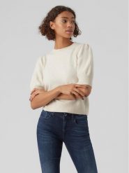 Vero Moda Sweter Doffy 10278313 Écru Regular Fit. Swetry Vero Moda, xl, bez wzorów, z syntetyku, bez ramiączek. Za 89.99 zł.