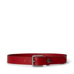 Pasek LAUREN RALPH LAUREN. Czerwone paski Lauren Ralph Lauren, bez wzorów. Za 469.99 zł.