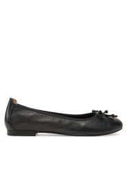 Caprice Baleriny 9-22108-42 Czarny. Czarne baleriny Caprice, bez wzorów, ze skóry, bez obcasa, bez zapięcia. Za 222.99 zł.