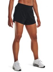 Under Armour Szorty funkcyjne "Vanish" w kolorze czarnym rozmiar: M. Czarne szorty sportowe Under Armour, bez wzorów, z materiału, outdoorowe. Za 149.31 zł.