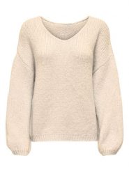 JDY Sweter w kolorze beżowym rozmiar: XL. Brązowe swetry JDY, xl, bez wzorów, bez ramiączek. Za 129.95 zł.