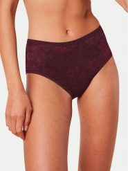 Triumph Figi klasyczne z wysokim stanem Amourette Charm 10216997 Bordowy. Czerwone figi Triumph, bez wzorów, z syntetyku, z podwyższonym stanem. Za 79.99 zł.