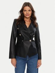 Marciano Guess Marynarka 4YGN14 7114A Czarny Regular Fit. Czarne marynarki i żakiety Marciano Guess, z aplikacjami, z syntetyku, bez ramiączek. Za 739.99 zł.