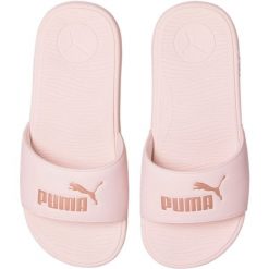 Klapki damskie Puma Cool Cat 2.0. Czerwone klapki Puma, bez wzorów, z materiału, bez obcasa, bez zapięcia. Za 238.00 zł.
