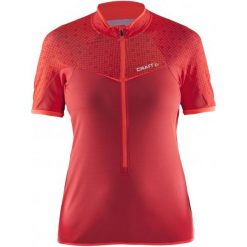 Craft Koszulka damska X-Over czerwony S. Czerwone t-shirty sportowe Craft, s, bez wzorów, bez ramiączek. Za 215.00 zł.