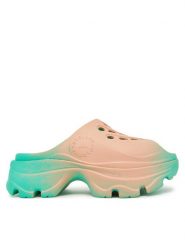 Adidas by Stella McCartney Klapki Clogs JH8952 Zielony. Zielone klapki adidas by Stella McCartney, bez wzorów, z tworzywa sztucznego, sportowe, bez obcasa, bez zapięcia. Za 399.99 zł.