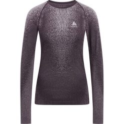 Bluza termoaktywna damska Odlo Performance Warm Blackcomb BL Top Crew Neck LS. Szare bielizna termoaktywna damska ODLO, m, bez wzorów, sportowe, bez ramiączek, bez kaptura. W wyprzedaży za 322.50 zł.