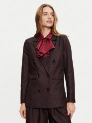 Haveone Marynarka JVI-M032 Bordowy Regular Fit. Czerwone marynarki i żakiety Haveone, m, bez wzorów, z syntetyku, bez ramiączek. Za 349.99 zł.