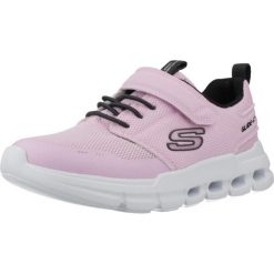 Buty SKECHERS GLIDE STEP FLOW Rose. Czerwone buty trekkingowe Skechers, bez wzorów, z syntetyku, bez zapięcia, trekkingowe. Za 195.99 zł.