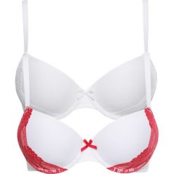 Sukienka bonprix czarno-biel wełny w kropki. Czarne biustonosze bonprix, bez wzorów, z wełny, bez kołnierzyka, bez ramiączek. Za 109.99 zł.