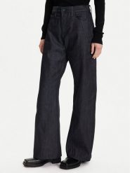 G-Star Raw Jeansy Contor 3D D27690-D315 Granatowy Wide Leg. Niebieskie jeansy G-Star, bez wzorów, z bawełny, retro. Za 327.99 zł.