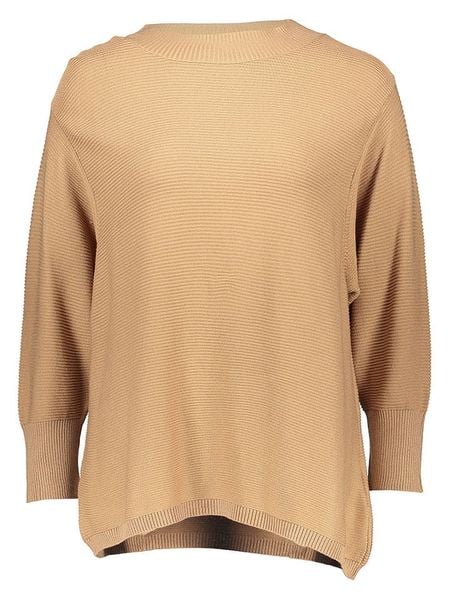 More & More Sweter w kolorze beżowym rozmiar: 34. Brązowe swetry More & More, bez wzorów, bez ramiączek. Za 78.66 zł.