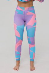 Damskie legginsy termoaktywne Del Mar. Czerwone legginsy OOSC, bez wzorów, z materiału, eleganckie, długie. Za 269.99 zł.