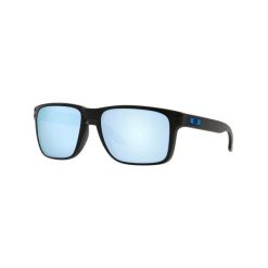 Okulary przeciwsłoneczne z polaryzacją Holbrook XL - czarne. Szare okulary przeciwsłoneczne Oakley, bez wzorów. Za 703.99 zł.