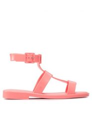 Melissa Sandały Charm Ad 33584 Różowy. Czerwone sandały Melissa, bez wzorów, z tworzywa sztucznego, bez obcasa, na płaskiej podeszwie, bez zapięcia. Za 179.99 zł.