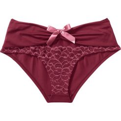 Figi "panty" bonprix bordowy. Bokserki damskie marki bonprix. Za 34.99 zł.