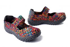 ROCK SPRING Over rainbow mix, półbuty letnie damskie. Półbuty wsuwane Rock Spring, na lato, bez wzorów, rockowe, bez obcasa. Za 219.90 zł.