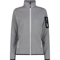 Bluza damska turystyczna CMP 34H6386. Szare bluzy z kapturem CMP, l, bez wzorów, z materiału, z kapturem, trekkingowe. Za 249.50 zł.