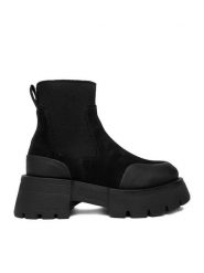 G-Star Raw Sztyblety CEO-WI16-525-05 Czarny. Czarne botki G-Star Raw, bez wzorów, ze skóry, retro, bez obcasa, na płaskiej podeszwie, bez zapięcia. Za 309.99 zł.