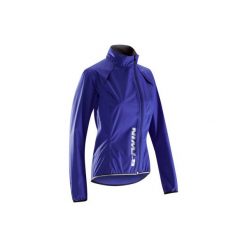 Kurtka przeciwdeszczowa na rower 500 damska. Kurtki marki B'TWIN. Za 119.99 zł.