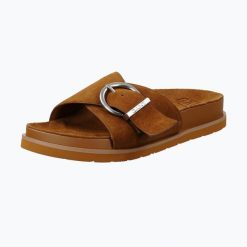 Klapki damskie GANT Mardale. Brązowe klapki Gant, bez wzorów, z gumy, eleganckie, bez obcasa, bez zapięcia. Za 339.99 zł.