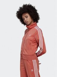 Adidas Bluza adicolor Classics Firebird Primeblue HN5899 Różowy Regular Fit. Czerwone bluzy adidas, bez wzorów, z syntetyku, bez kaptura. Za 279.99 zł.