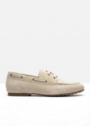 Loafersy ze sznurowaniem. Brązowe baleriny bonprix, bez wzorów, bez obcasa, bez zapięcia. Za 54.99 zł.