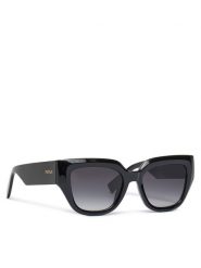 Furla Okulary przeciwsłoneczne WD00120 JT0000 O6000 Czarny. Czarne okulary przeciwsłoneczne Furla, bez wzorów, z tworzywa sztucznego, plastikowe. Za 589.99 zł.