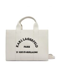 KARL LAGERFELD Torebka B1W30041 Biały. Białe torebki klasyczne KARL LAGERFELD, bez wzorów, ze skóry, bez dodatków. Za 849.99 zł.