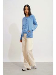 AUTHENTIC CASHMERE Kaszmirowy kardigan "Caron" w kolorze błękitnym rozmiar: S. Niebieskie swetry AUTHENTIC CASHMERE, s, bez wzorów, z kaszmiru, bez ramiączek. Za 310.38 zł.