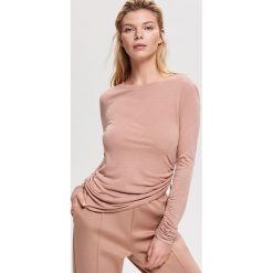 Bluzka ze ściągaczami - Beżowy. Bluzki marki Reserved. Za 49.99 zł.