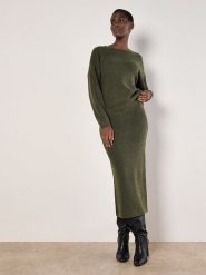 Apricot Sweter w kolorze khaki rozmiar: M. Brązowe swetry Apricot, m, bez wzorów, bez ramiączek. Za 96.83 zł.
