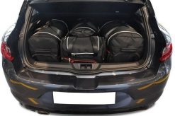 Torby Do Bagażnika Renault Megane Hatchback 2016+ 4Szt Kjust. Czarne torby podróżne KJUST, bez wzorów, z kauczuku. Za 1,151.00 zł.