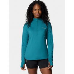 Koszulka sportowa damska Columbia W Endless Trail Mesh. Zielone t-shirty sportowe Columbia, l, bez wzorów, z meshu, bez ramiączek. Za 319.00 zł.