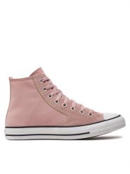 Converse Trampki Chuck Taylor All Star Mixed Materials A06573C Różowy. Czerwone trampki Converse, bez wzorów, z materiału, retro, bez zapięcia. Za 229.99 zł.