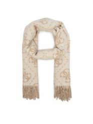 Guess Szalik AW5217 VIS03 Beżowy jasny. Brązowe szaliki i kominy Guess, z aplikacjami, z poliesteru. Za 234.99 zł.