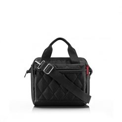 Torba allrounder cross, rhombus black. Czarne torby podróżne Reisenthel, bez wzorów, na ramię. W wyprzedaży za 199.90 zł.