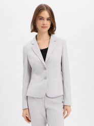 More & More Marynarka damska Kobiety Sztuczne włókno szary wypukły wzór tkaniny, 42. Szare marynarki i żakiety More & More, bez wzorów, z tkaniny, eleganckie, bez ramiączek. Za 679.95 zł.