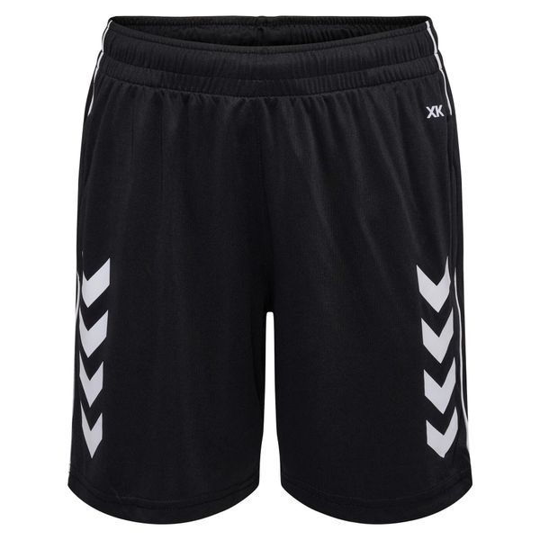 Spodenki dziecięce Hummel Poly coach. Czarne szorty Hummel, bez wzorów, sportowe. Za 139.00 zł.