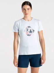 Dare 2b Koszulka funkcyjna "Tranquility III Tee" w kolorze białym rozmiar: 38. Białe t-shirty sportowe Dare 2b, bez wzorów, z bawełny, bez ramiączek, outdoorowe. Za 61.75 zł.