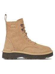 Sorel Botki Hi-Line™ Lace NL4879-262 Brązowy. Brązowe botki Sorel, bez wzorów, ze skóry, bez obcasa, na płaskiej podeszwie, bez zapięcia. Za 449.99 zł.