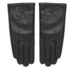 Rękawiczki Damskie Calvin Klein. Czarne rękawiczki Calvin Klein, bez wzorów. Za 369.99 zł.