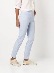 Relaxed by TONI Spodnie w kolorze błękitnym rozmiar: W42. Niebieskie spodnie materiałowe Relaxed by TONI, bez wzorów, z materiału. Za 137.42 zł.