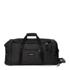 Torba podróżna Eastpak Leatherface M Plus. Czarne torby podróżne Eastpak, bez wzorów, z materiału. Za 691.50 zł.