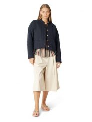 Ilse Jacobsen Kurtka przejściowa w kolorze granatowym rozmiar: 44. Niebieskie kurtki Ilse Jacobsen, bez wzorów, bez kaptura. Za 210.81 zł.