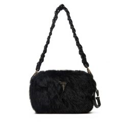 Torebka Guess. Czarne torebki klasyczne Guess, z aplikacjami, klasyczne, bez dodatków. Za 209.99 zł.