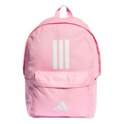 Plecak Classic Back-to-School 3-Stripes. Białe plecaki adidas, bez wzorów, z materiału, bez dodatków. Za 129.00 zł.